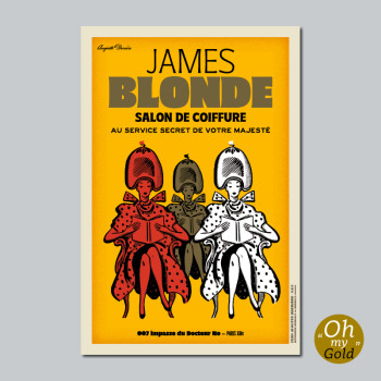 Carte Postale JAMES BLONDE