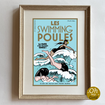 Affichette SWIMMING POULES